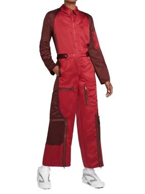 Air Jordan 23 Engineered Flight Maroon Red Jumpsuit Women's Sz XS